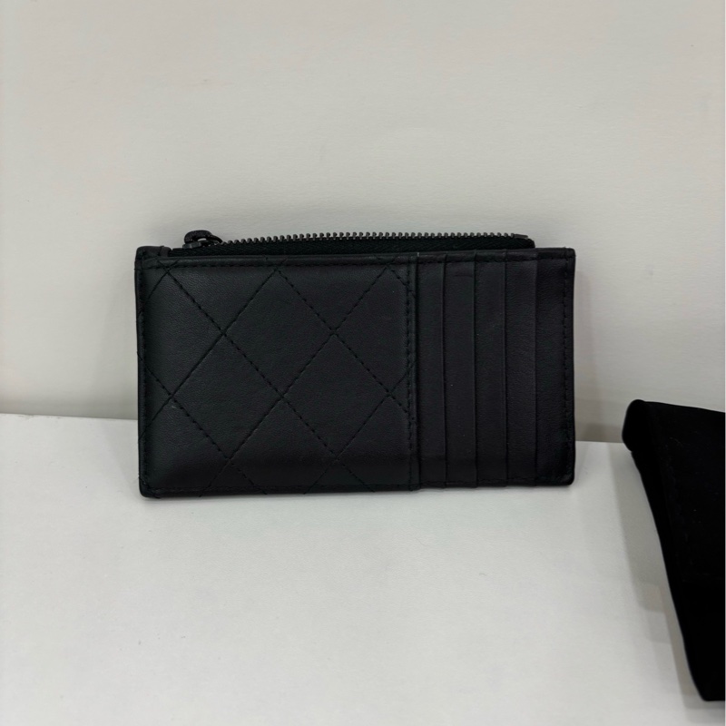 Chanel 香奈兒 卡包零錢包設計簡約不簡單 晶片 小巧精緻但超實用尺寸13.5*7cm-1