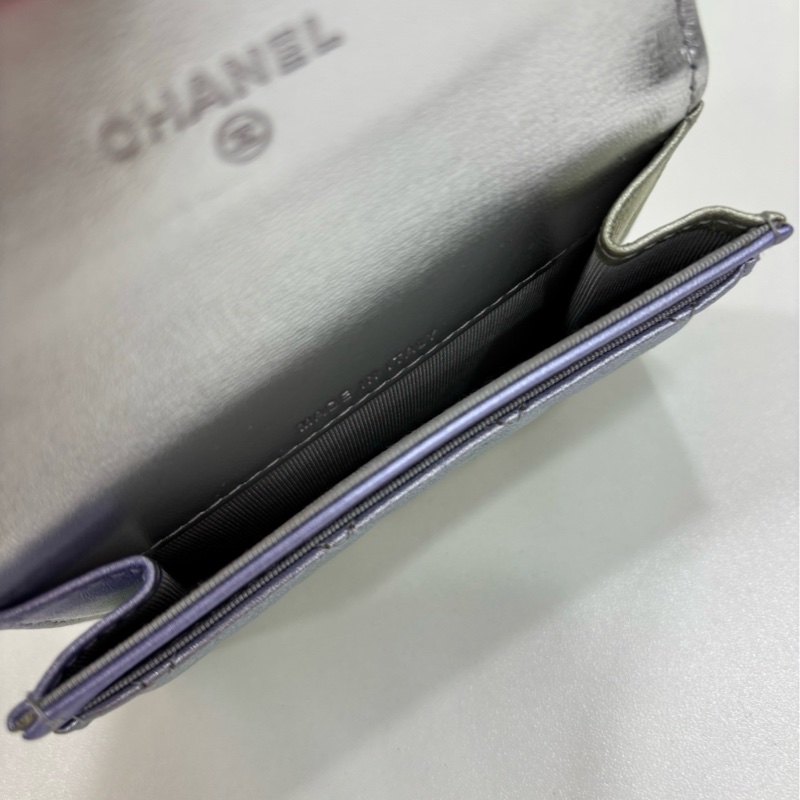 Chanel 香奈兒21k漸變 人魚姬色 單層卡包 零錢包 31開-4