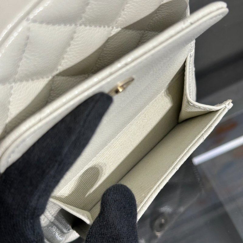 CHANEL 粒面牛皮迷你後背包 - 淺灰金-7