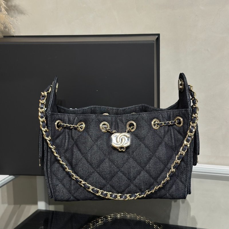 CHANEL 25 Mini Hobo Bag - 單寧深藍-2