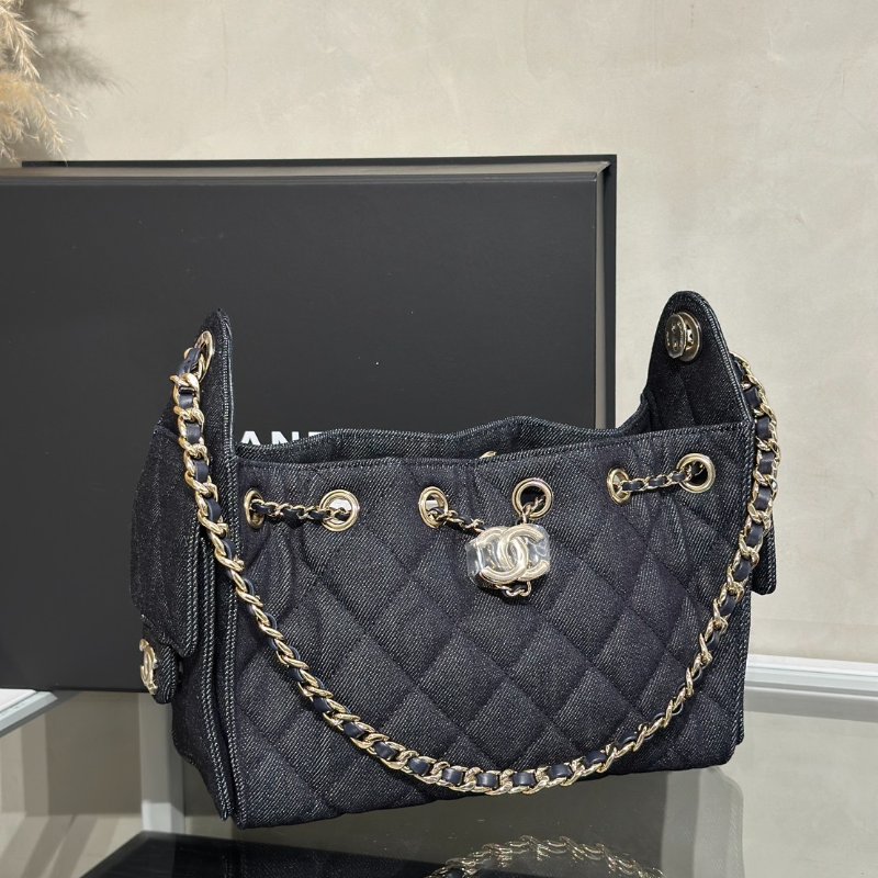 CHANEL 25 Mini Hobo Bag - 單寧深藍-3