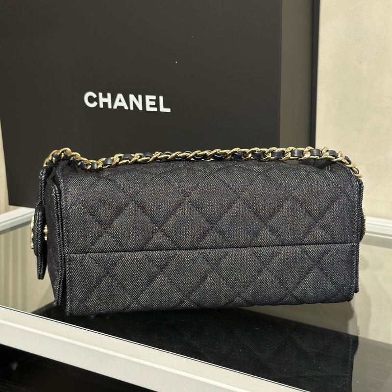 CHANEL 25 Mini Hobo Bag - 單寧深藍-6