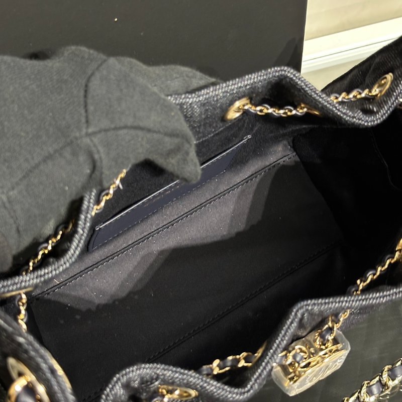 CHANEL 25 Mini Hobo Bag - 單寧深藍-7