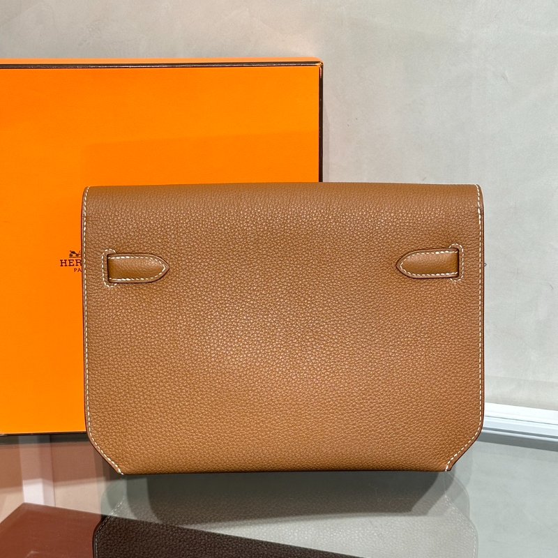 HERMES Kelly Depeches 25 - Gold 37 金棕銀 B-3