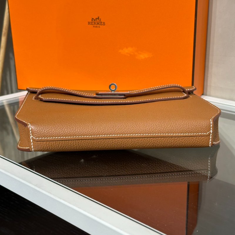 HERMES Kelly Depeches 25 - Gold 37 金棕銀 B-4