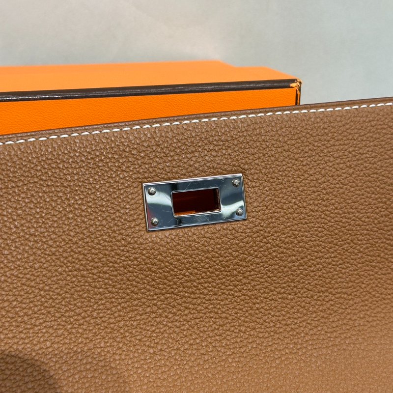 HERMES Kelly Depeches 25 - Gold 37 金棕銀 B-6