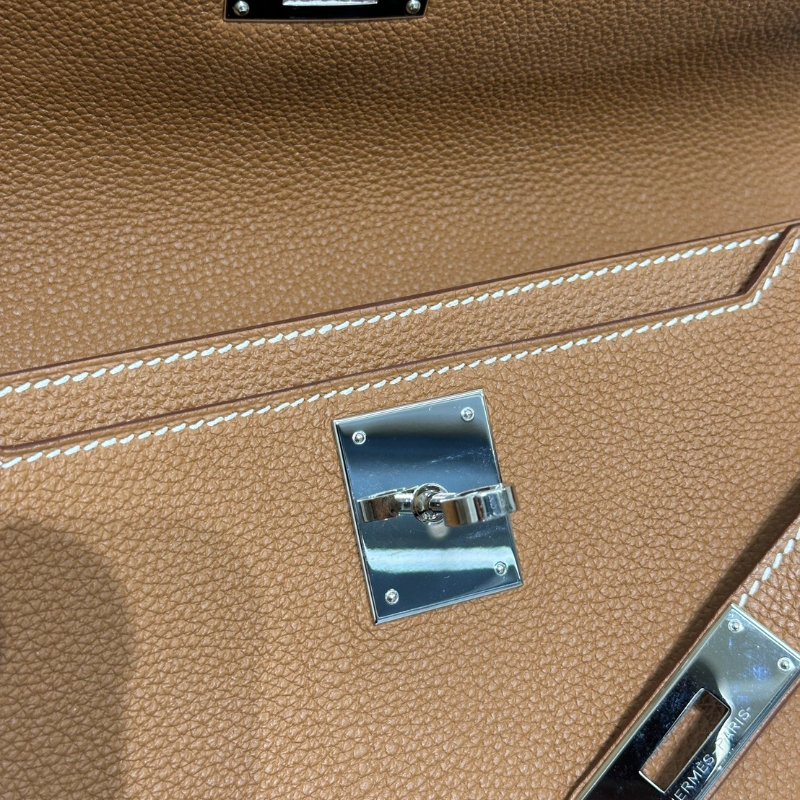 HERMES Kelly Depeches 25 - Gold 37 金棕銀 B-7