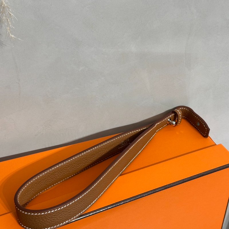 HERMES Kelly Depeches 25 - Gold 37 金棕銀 B-9