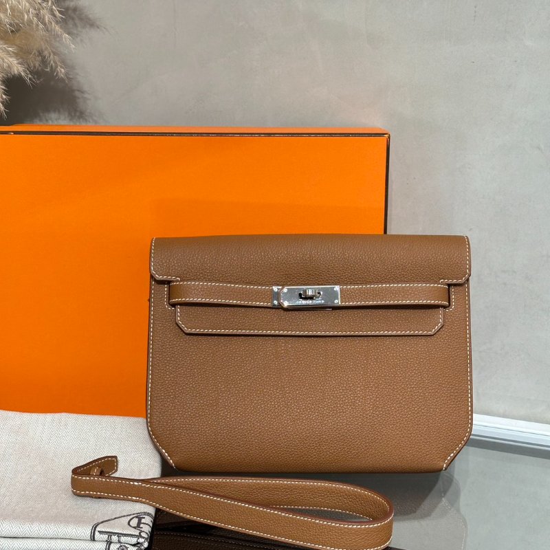 HERMES Kelly Depeches 25 - Gold 37 金棕銀 B-11