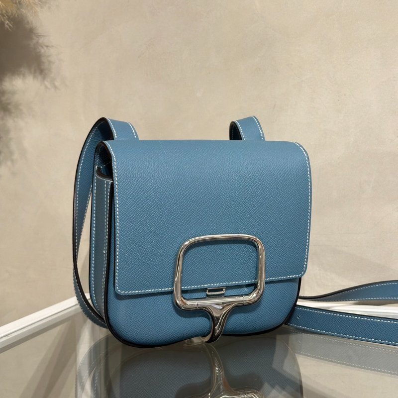 HERMES Della Mini - New Bleu Jean D2 新牛仔藍銀 B-2