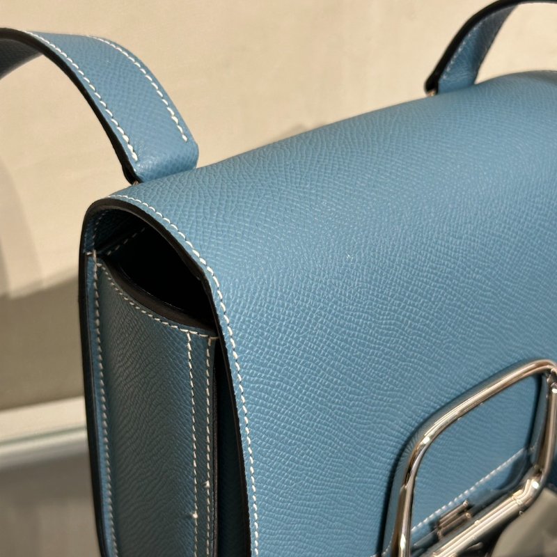 HERMES Della Mini - New Bleu Jean D2 新牛仔藍銀 B-9