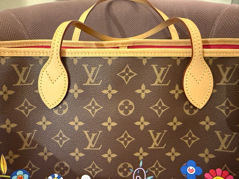 非常新的Louis Vuitton 村上隆限定款Neverfull-2