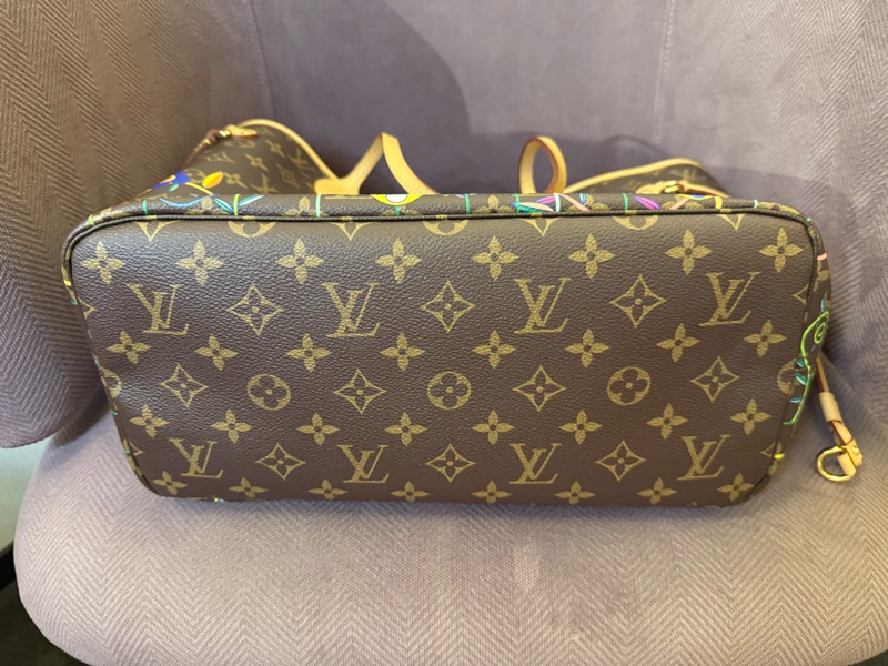 非常新的Louis Vuitton 村上隆限定款Neverfull-7