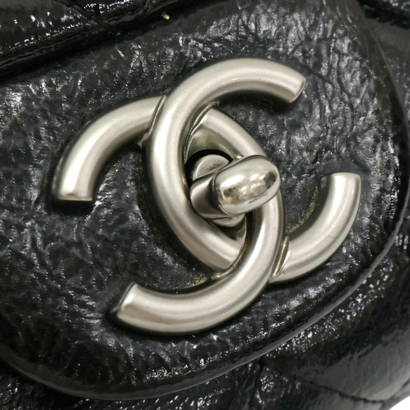 黑色漆皮 Jumbo 30 鍊帶 肩背包 無卡【CHANEL 香奈兒】 A28600-7