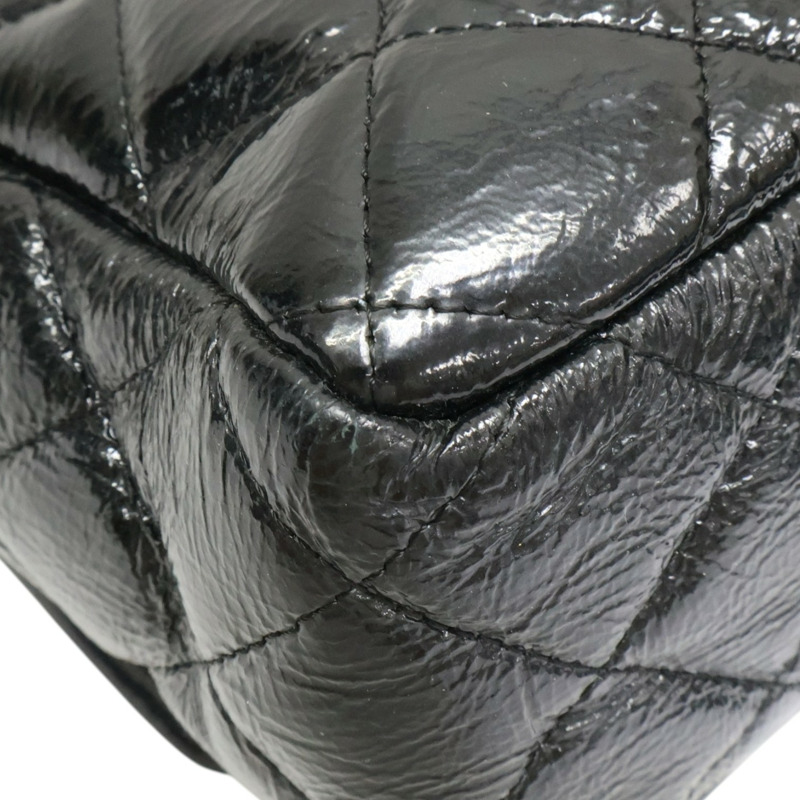 黑色漆皮 Jumbo 30 鍊帶 肩背包 無卡【CHANEL 香奈兒】 A28600-13