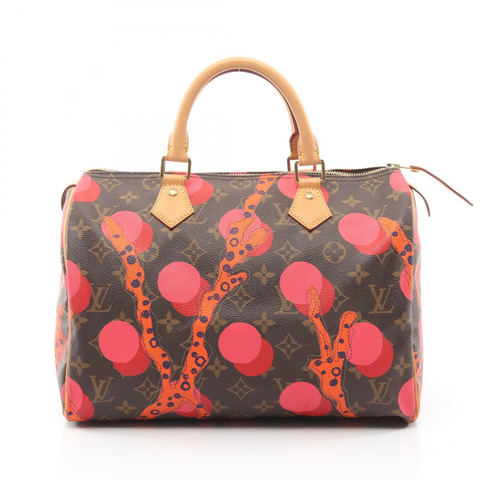 路易威登 Speedy 30 手提包 M41527 Monogram La Mage 棕紅色 二手 女士 LV