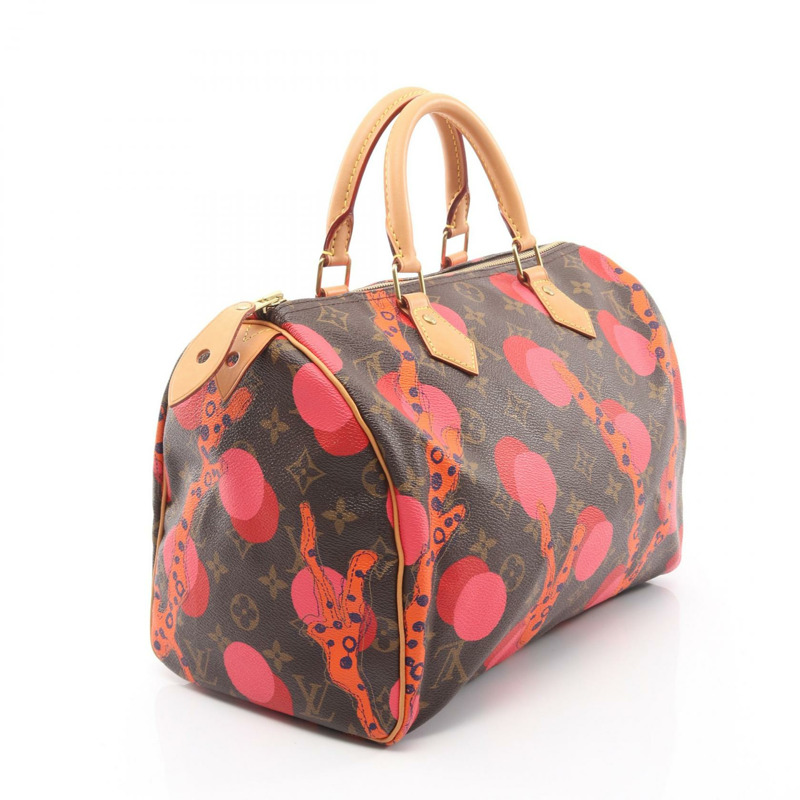 路易威登 Speedy 30 手提包 M41527 Monogram La Mage 棕紅色 二手 女士 LV-1