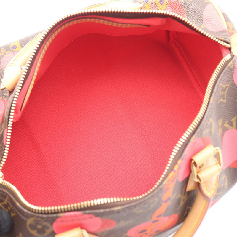 路易威登 Speedy 30 手提包 M41527 Monogram La Mage 棕紅色 二手 女士 LV-2