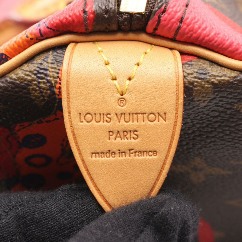 路易威登 Speedy 30 手提包 M41527 Monogram La Mage 棕紅色 二手 女士 LV-3