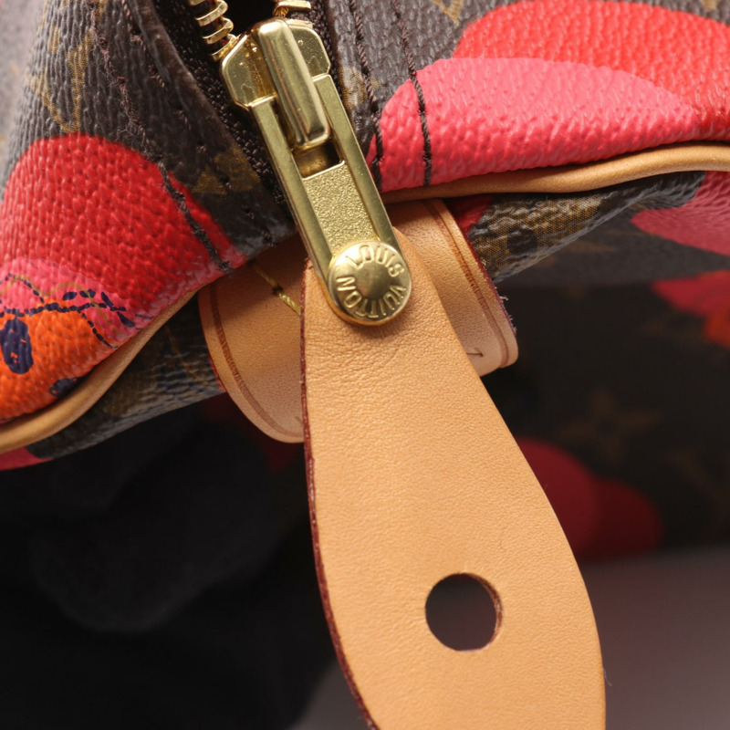 路易威登 Speedy 30 手提包 M41527 Monogram La Mage 棕紅色 二手 女士 LV-8