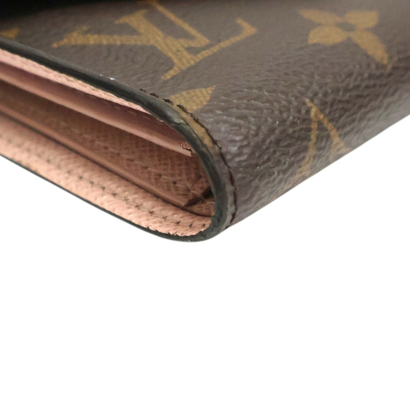 棕色 原花帆布 Victorine 扣式 短夾【LOUIS VUITTON LV 路易威登】 M62360-10
