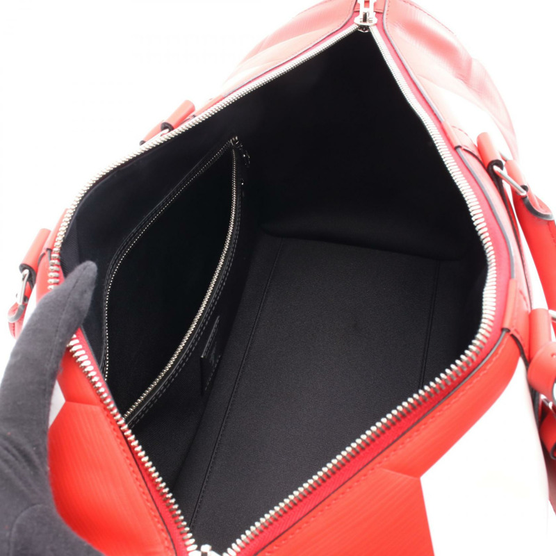 路易威登 Keepall Bandouliere 50 Epi 斜背包 M52121 紅色皮革-2