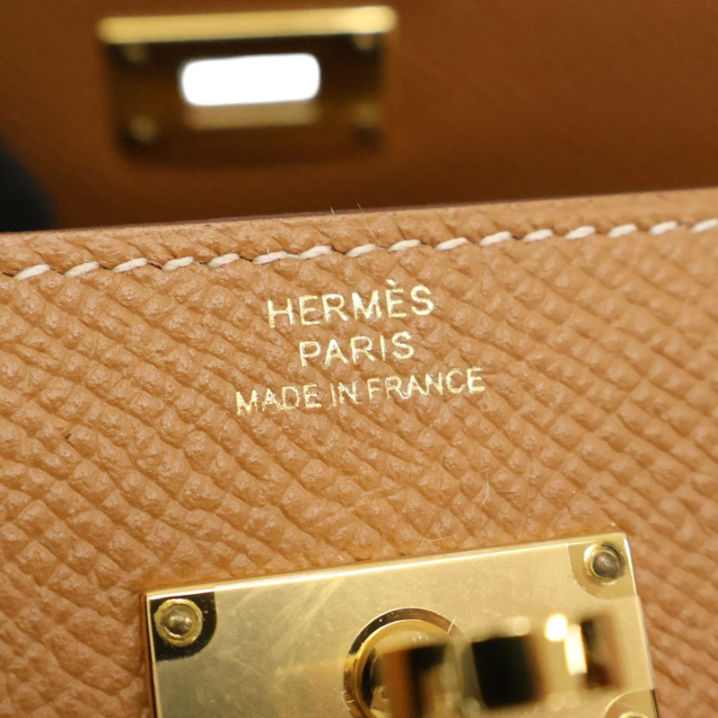 金棕色 Epsom牛皮 Kelly 兩折 長夾 D刻【HERMES 愛馬仕】 H051300CK37-6
