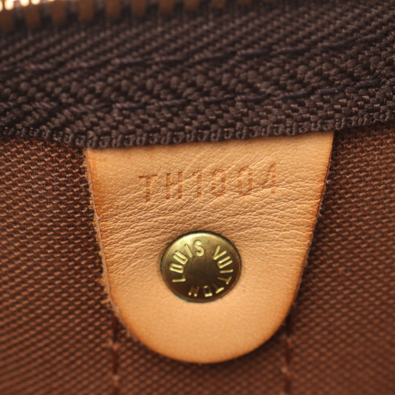 路易威登 Keepall 45 手提包 M41428 Monogram 帆布皮革棕色二手-4
