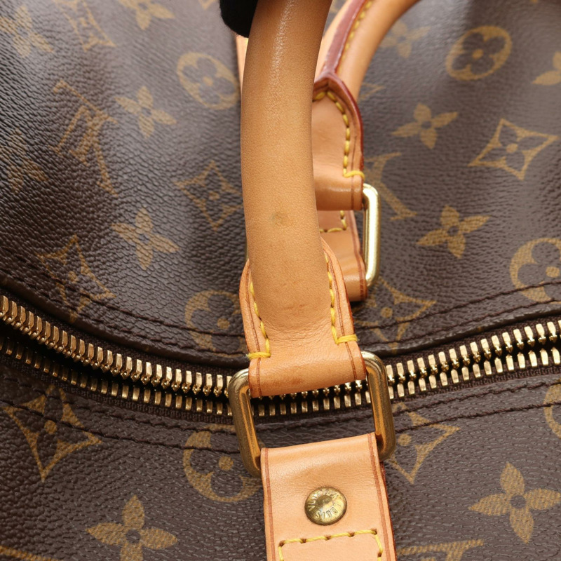路易威登 Keepall 45 手提包 M41428 Monogram 帆布皮革棕色二手-8