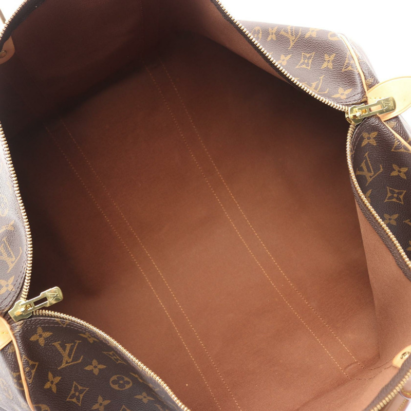 路易威登 Keepall 55 手提旅行包 M41424 Monogram 皮革 棕色 二手 LV-2