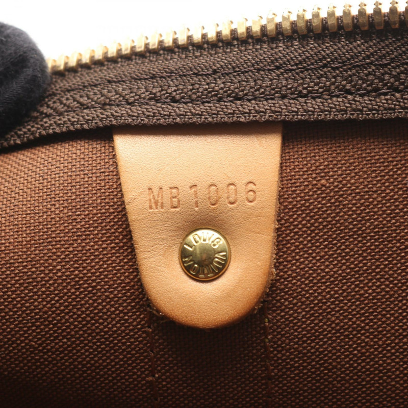 路易威登 Keepall 55 手提旅行包 M41424 Monogram 皮革 棕色 二手 LV-4