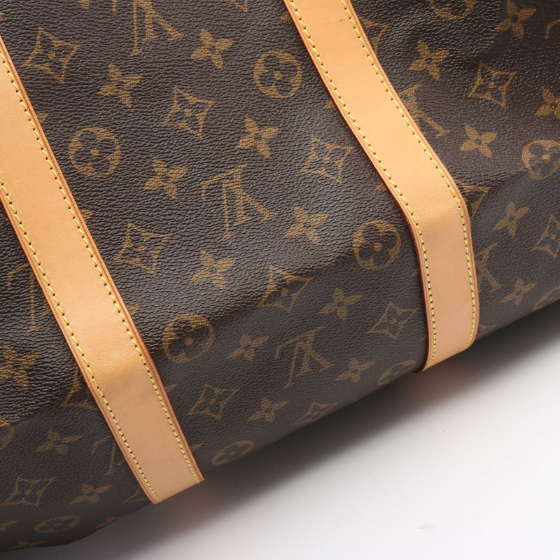路易威登 Keepall 55 手提旅行包 M41424 Monogram 皮革 棕色 二手 LV-8