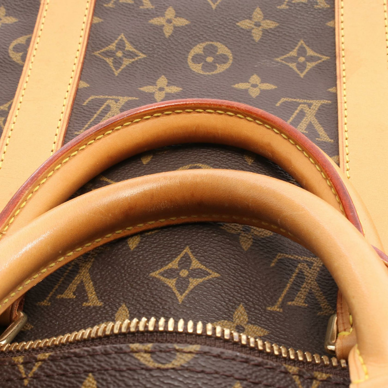 路易威登 Keepall 50 旅行手提包 M41426 Monogram 皮革 棕色 二手 LV-6