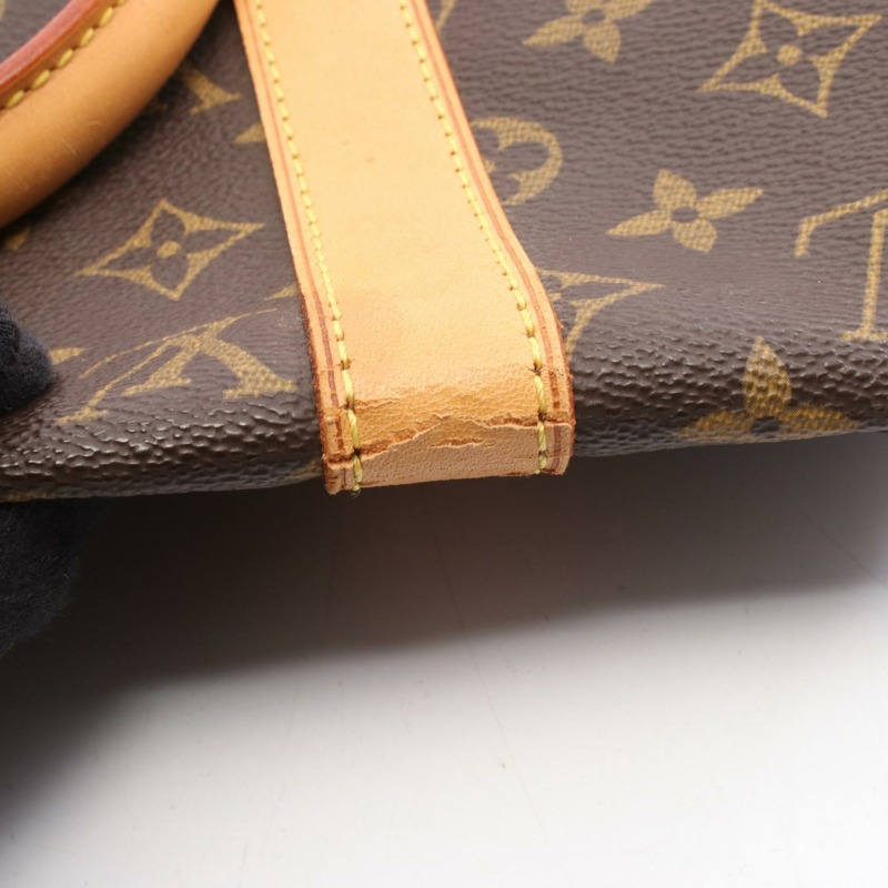 路易威登 Keepall 50 旅行手提包 M41426 Monogram 皮革 棕色 二手 LV-7