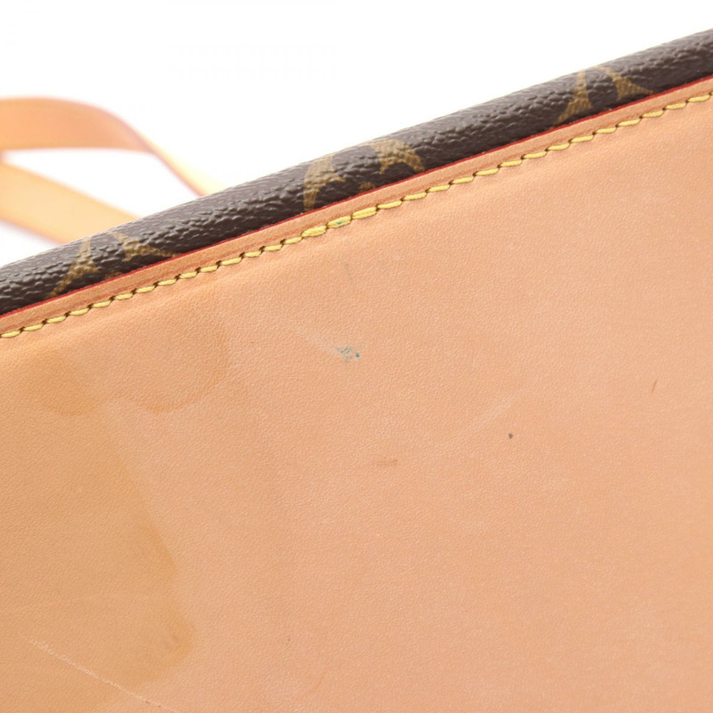 路易威登 Cabas Mezzo 手提單肩包 M51151 Monogram 皮革 棕色 二手-6