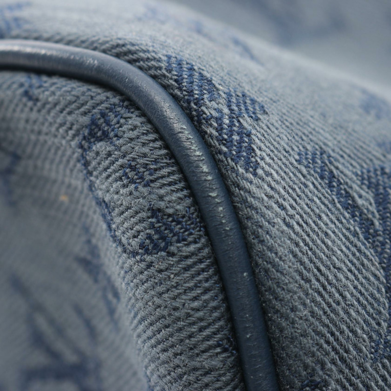 路易威登 Keepall Bandouriere 50 旅行手提包 M44645 Monogram 牛仔布 二手-4
