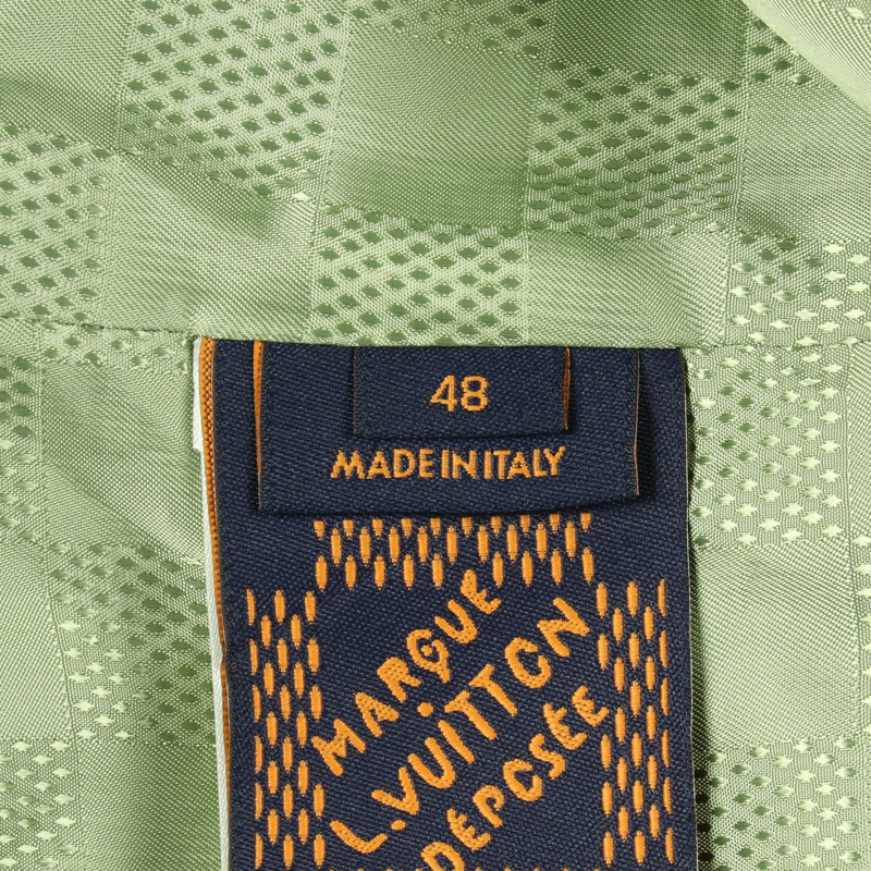 路易威登刺繡短羽絨外套 Sukajan #48 RM241 GNO HQB99E 聚酯纖維 二手 LV-4