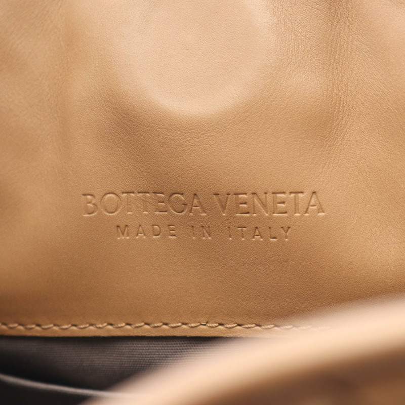BOTTEGA VENETA Intrecciato Parachute 手提包 428047 皮革 棕色 二手 女士-3
