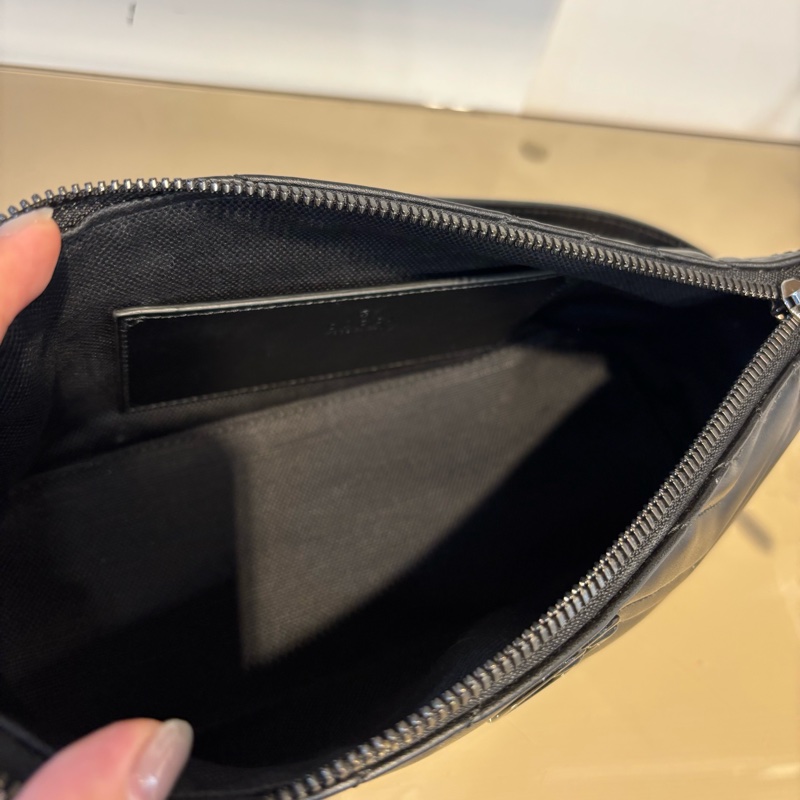 Gucci 黑牛皮Marmont 肩背包-8