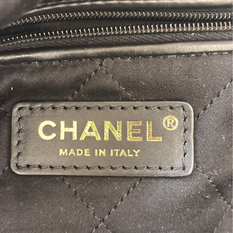 Chanel 22 Bag 黑金小號 芯片款 近乎全新-13