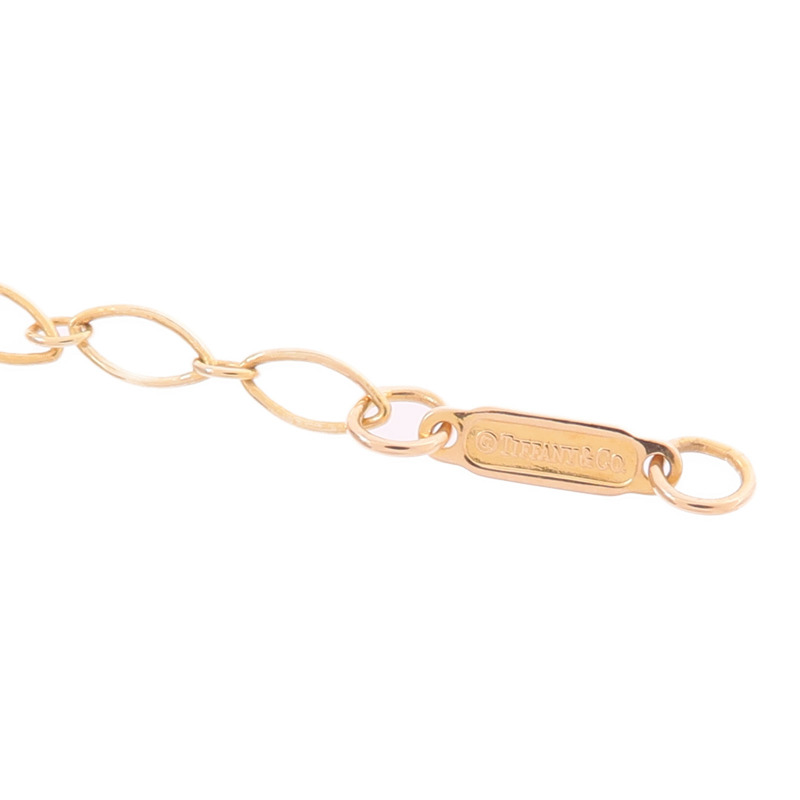 TIFFANY&CO 18K玫瑰金Star Key Necklace鑽石項鍊-6