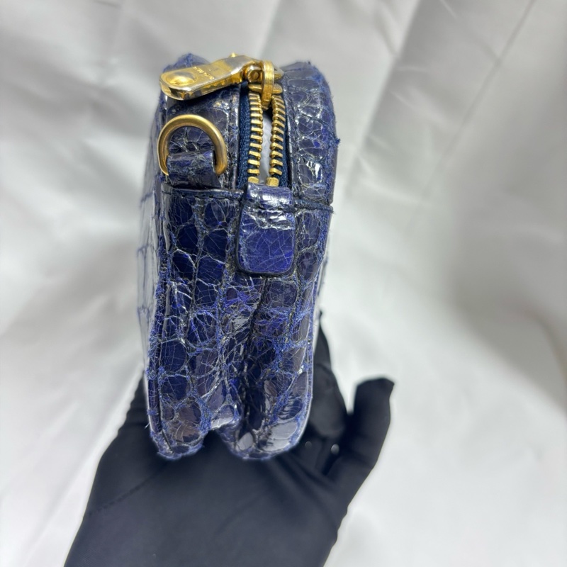 Miu Miu 中古腋下包|鱷魚壓紋 經典復古 超值-2