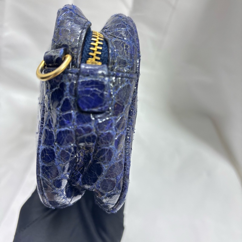 Miu Miu 中古腋下包|鱷魚壓紋 經典復古 超值-3