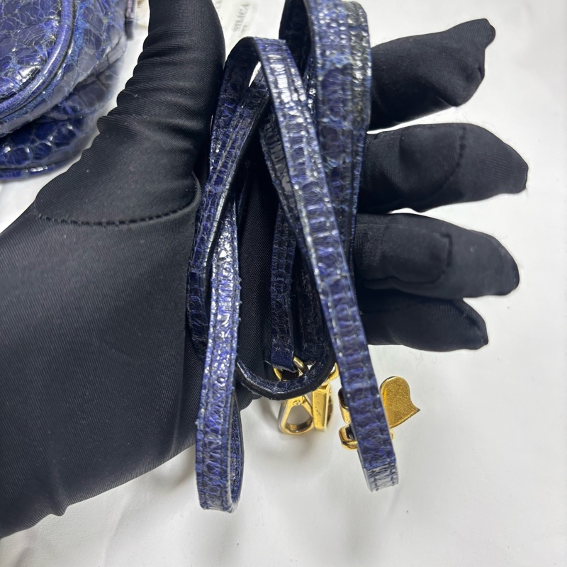 Miu Miu 中古腋下包|鱷魚壓紋 經典復古 超值-8