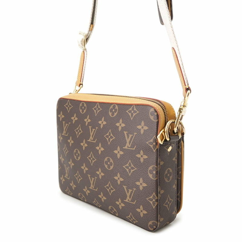 路易威登 Monogram 條紋 LV Squared Trio M45965 男士單肩背包 NIGO 聯名款-1