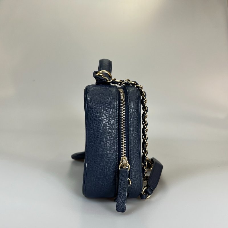 CHANEL VANITY 相機包小號 荔枝藍-3