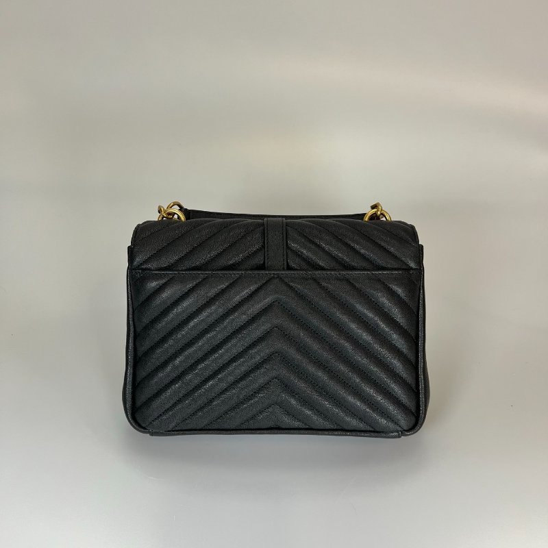 全新品 YSL 600279 黑金學院包-1