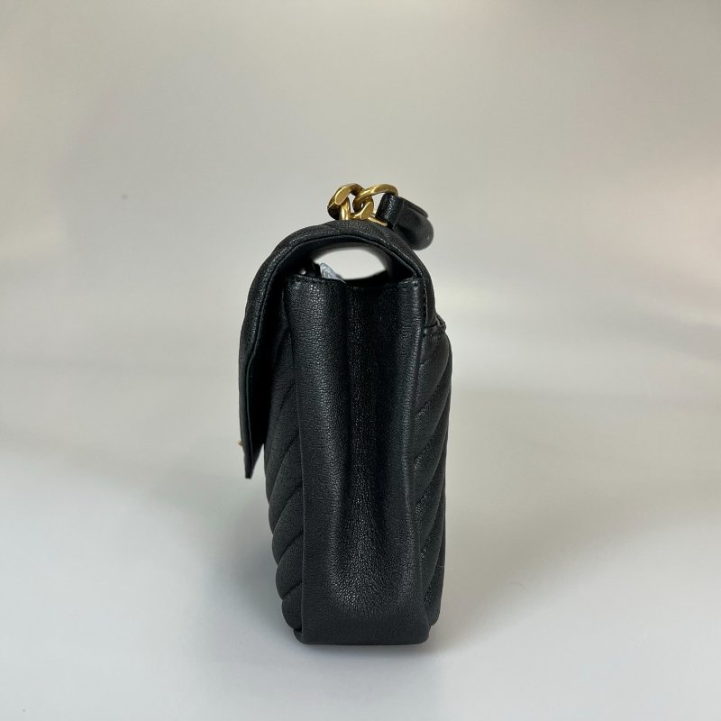 全新品 YSL 600279 黑金學院包-3