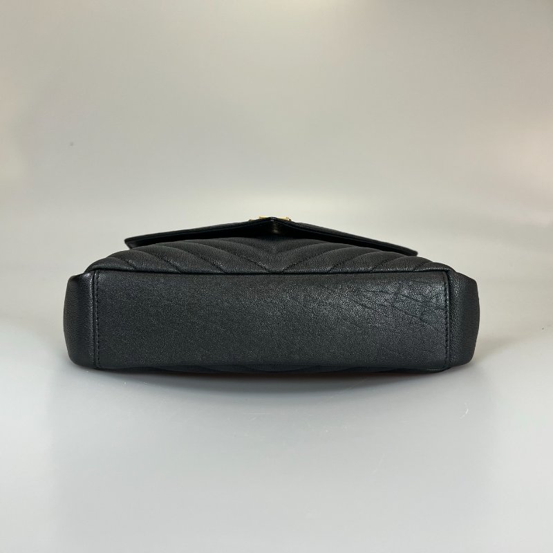 全新品 YSL 600279 黑金學院包-4