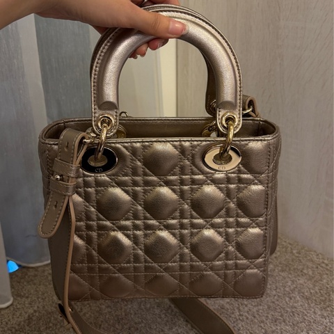 Lady Dior 黛妃包 香檳色